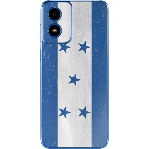 Honduras Flag Distressed Moto G Play 4G (2024) Skin